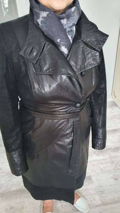 Пальто турецкое кожанное