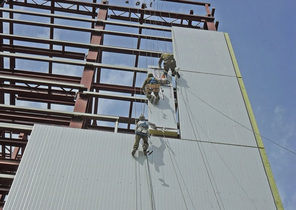 Профессиональный монтаж сэндвич-панелей | Казахстан