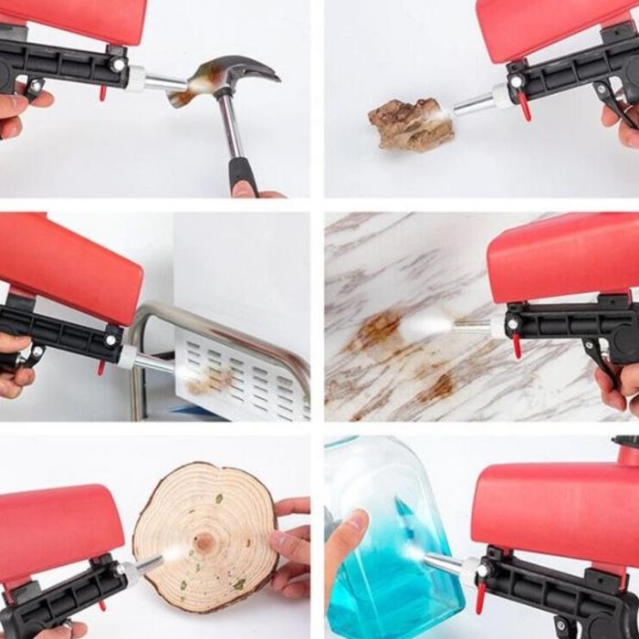 Многофункционален пистолет за пясъкоструене – Идеален за премахване на