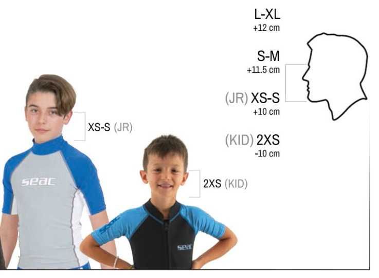 ! Masca snorkeilng SEAC LIBERA FUN XS-S copii