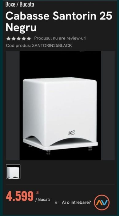 Boxe Edifier & Subwoofer Cabasse