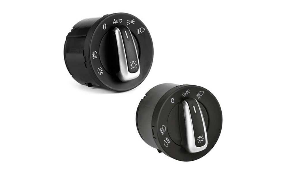 Set butoane cromate geamuri, oglinzi, faruri - VW Touran / Caddy