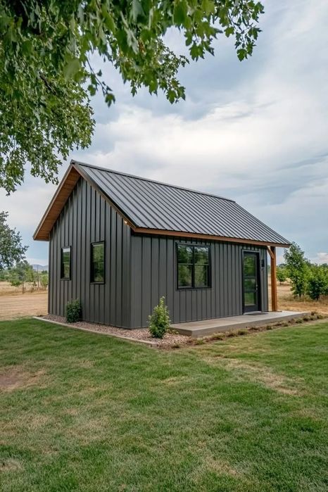 Casute din lemn moderne de locuit