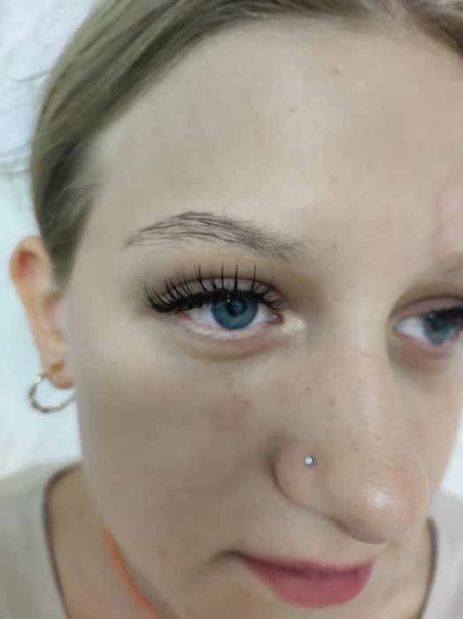 Наращивание ресниц быстро