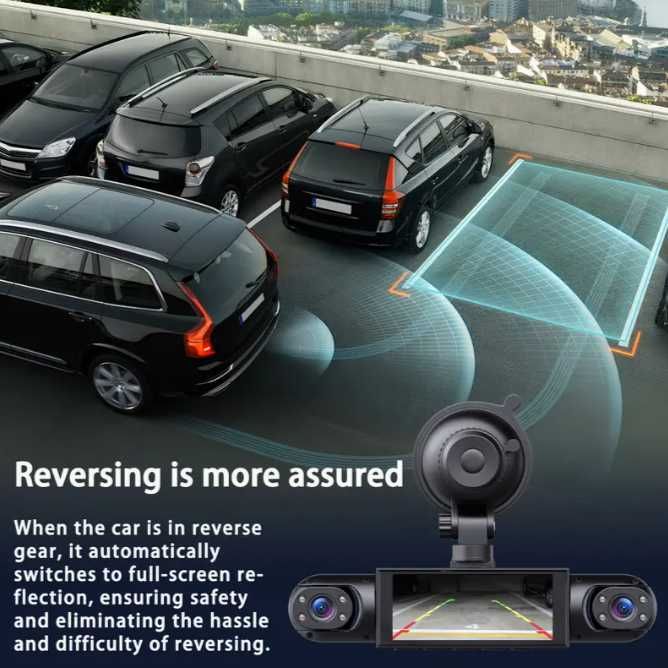 360° 4-canale (4 camere) 1080P kit complet camere pentru masina - NOU