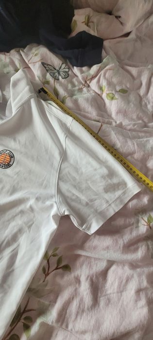 Tricou golf alb..