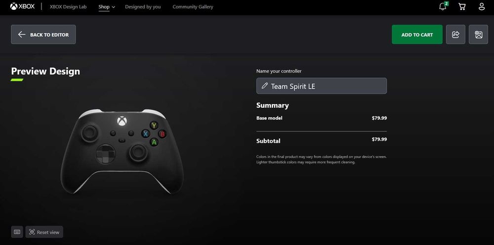 Controller Xbox Series S / X Black and White Design Lab