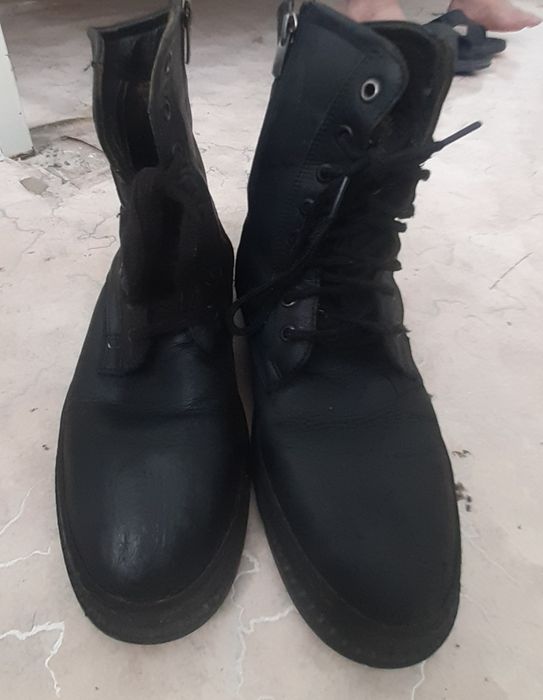 Ботинки кожаный б/у