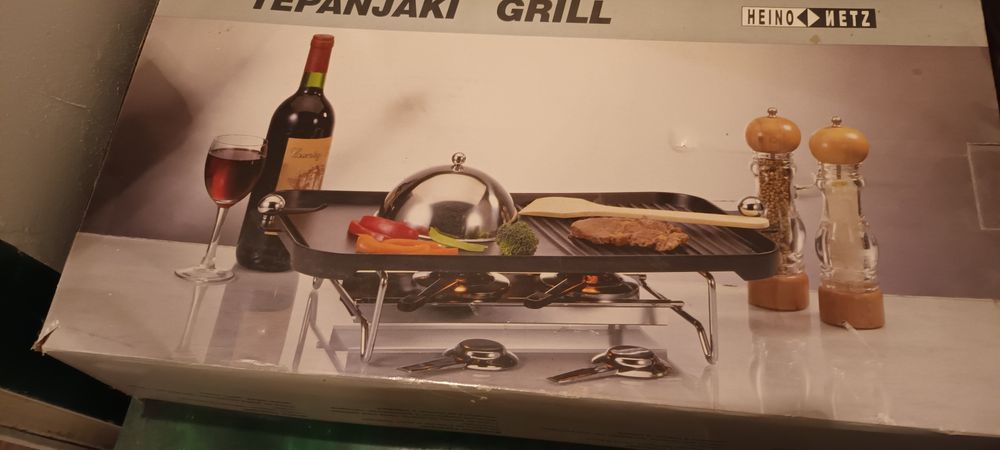 Grill la foc gaze nou nouț.