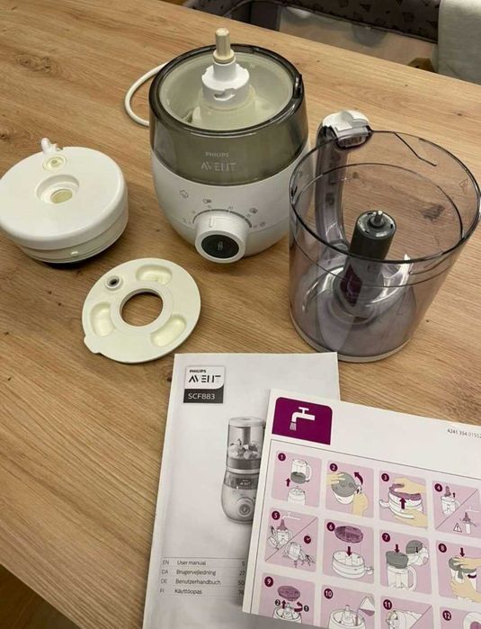 Vand aparat hrana bebe mixer aburi Philips Avent 4 in 1