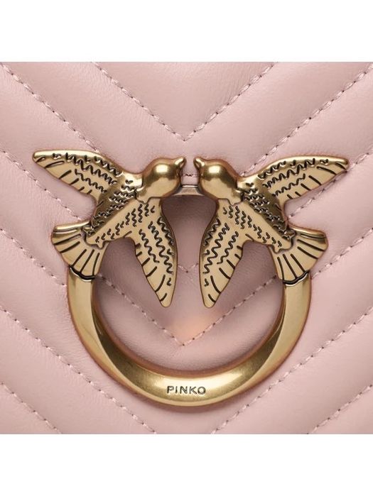 Дамска чанта Pinko  Love Click Classic 08Q Цвят пудра