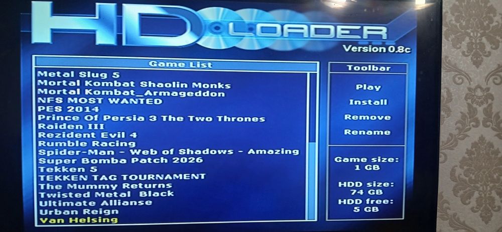 PS2 fat HDD 80gb