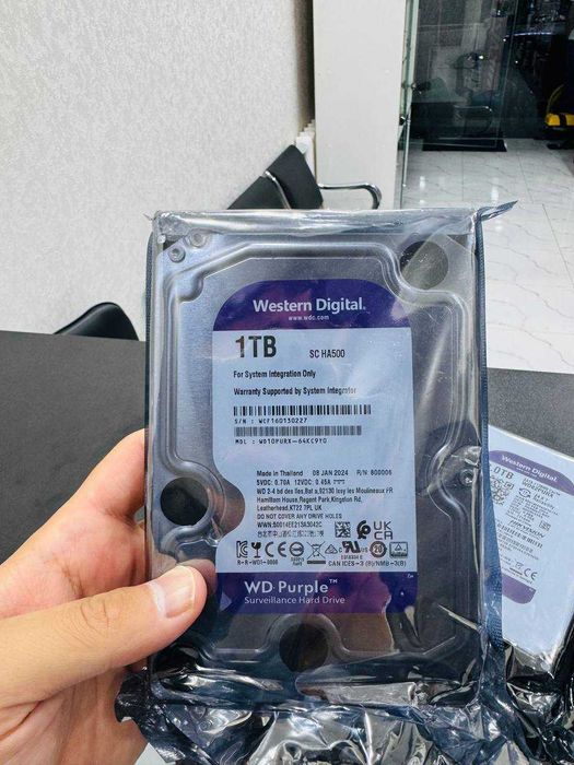 HDD видеонаблюдения 1TB WD Purple