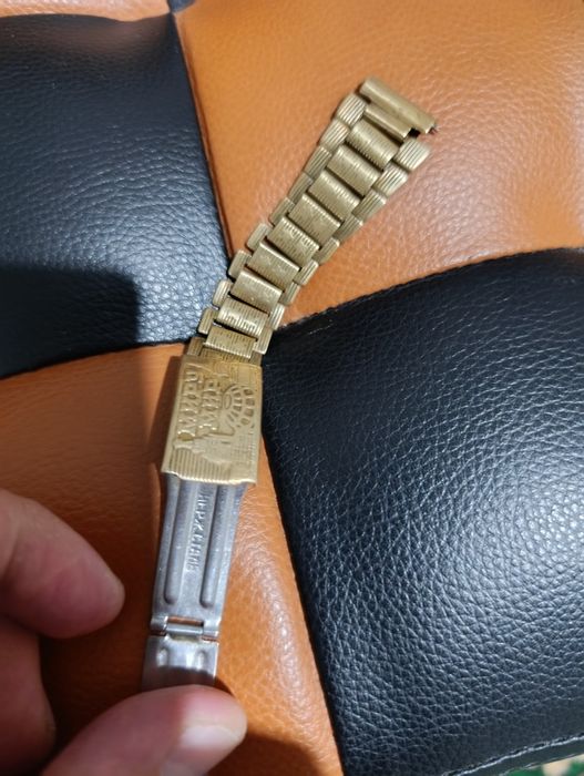 Редкий часовой браслет миру мир СССР винтаж