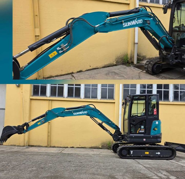 Miniexcavator SUNWARD 35UF / 50UF  NOU cu zero motor Kubota