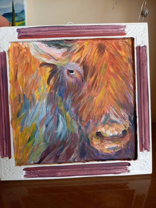 Tablou pictat la comanda