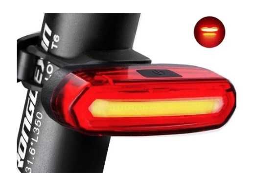 LED stop pentru bicicleta cu reincarcare USB - NOU/SIGILAT