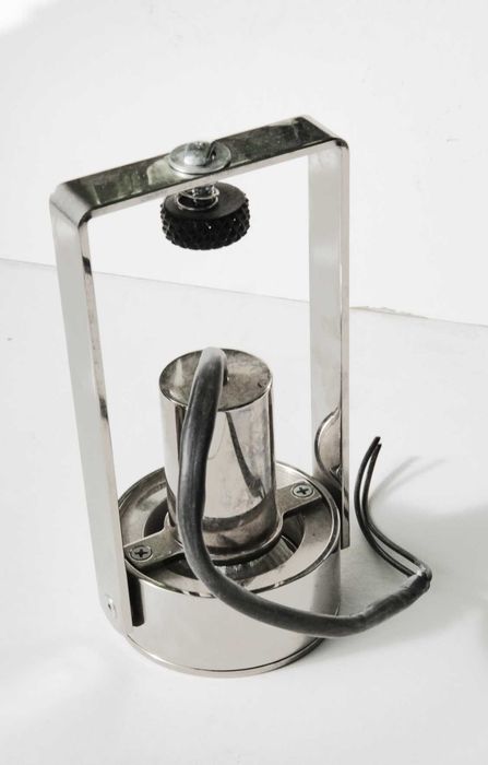 Комплект 6 ретро лампи за релсово осветление от полиран никел