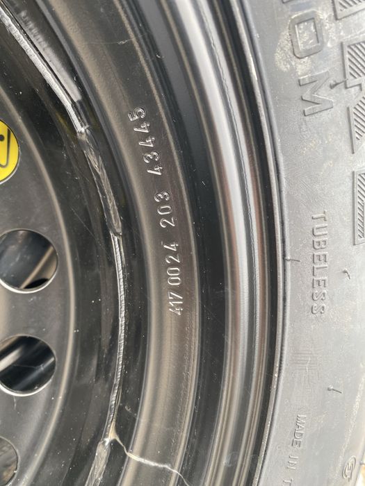 Резервна гума патерица за форд куга 17цола