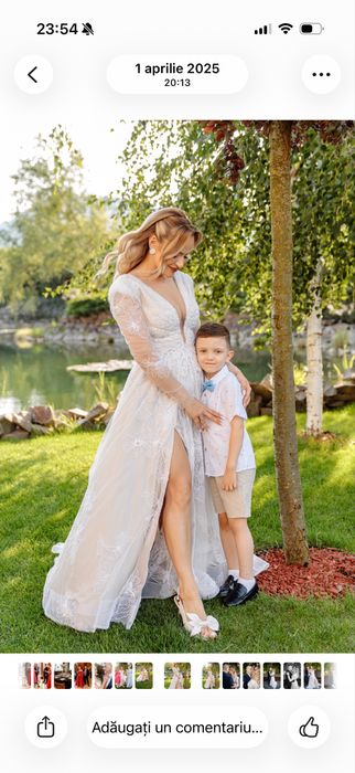 rochie de mireasa stil Boho