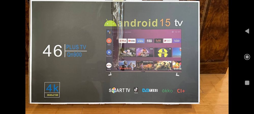 Телевизор 46" 4K Smart TV QN900 (Android, Wi-Fi)