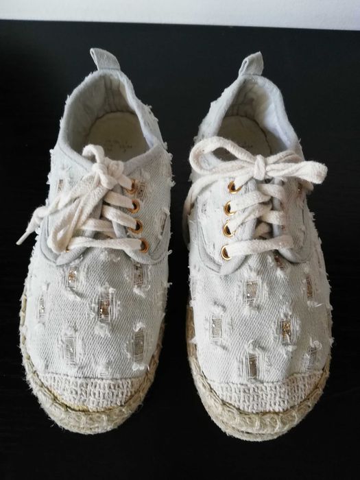 Tenisi albastri cu sclipici 33/34 (21 cm)