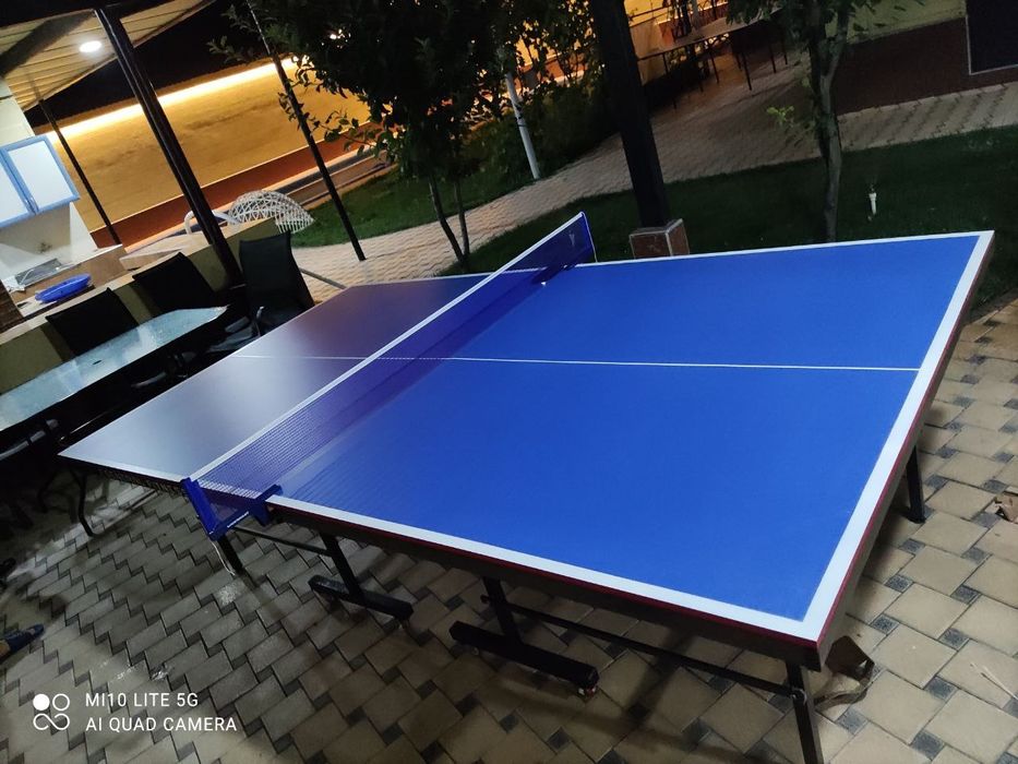 MDF DSP Stol tennis seh Temir Kromka rolik matoviy firmenniy dachaga