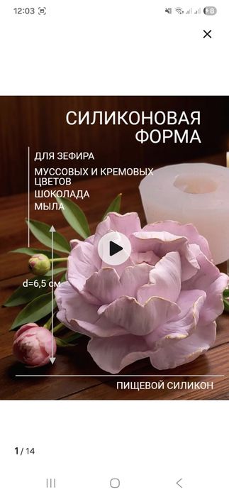 Силиконовые молды из пищевого силикона