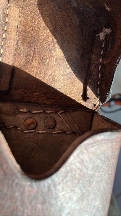 echipament ww2 romanesc militar din piele, cartusiere, porturi