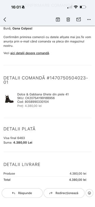 Ghete Dolce & Gabbana