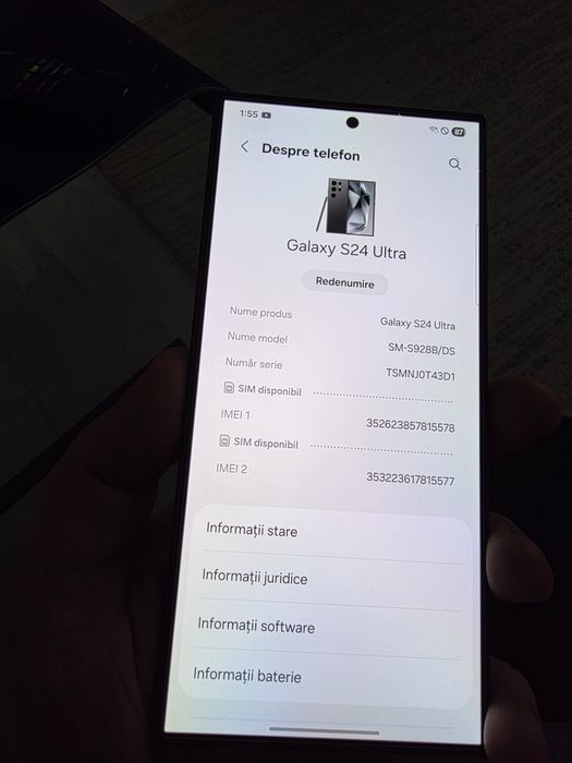 Samsung S24 Ultra 512 GB ca nou!