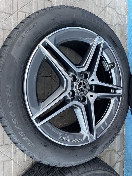 jante originale mercedes amg r19 gla glb w247 echipate iarna ca noi