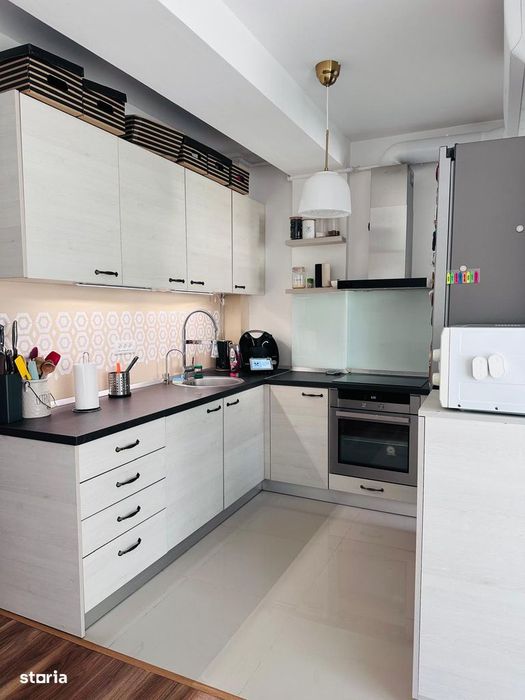 Apartament 3 camere- mobilat si utilat- loc de parcare subteran-Brayti