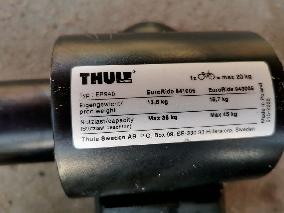 Thule./Suport Bicicleta Thule
