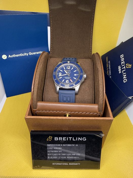 Breitling Superocean 44 Ceas Barbati A17367 Full Set 2019