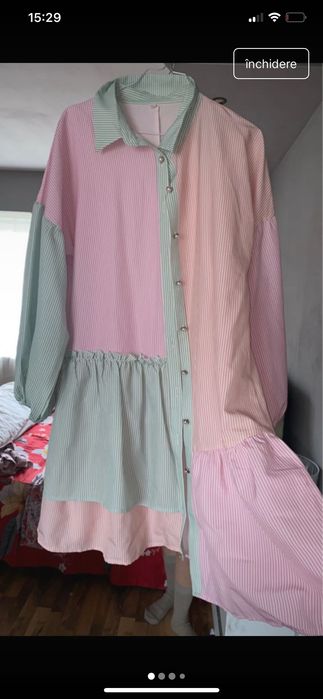 Rochie tip cămașă , nou fără eticheta