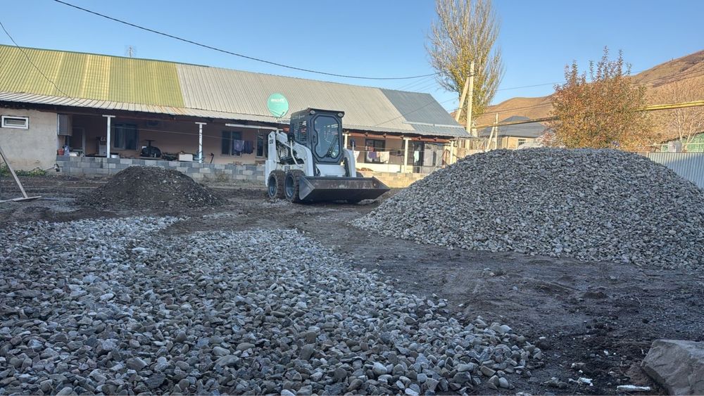 Услуги мини погрузчика, бобкат