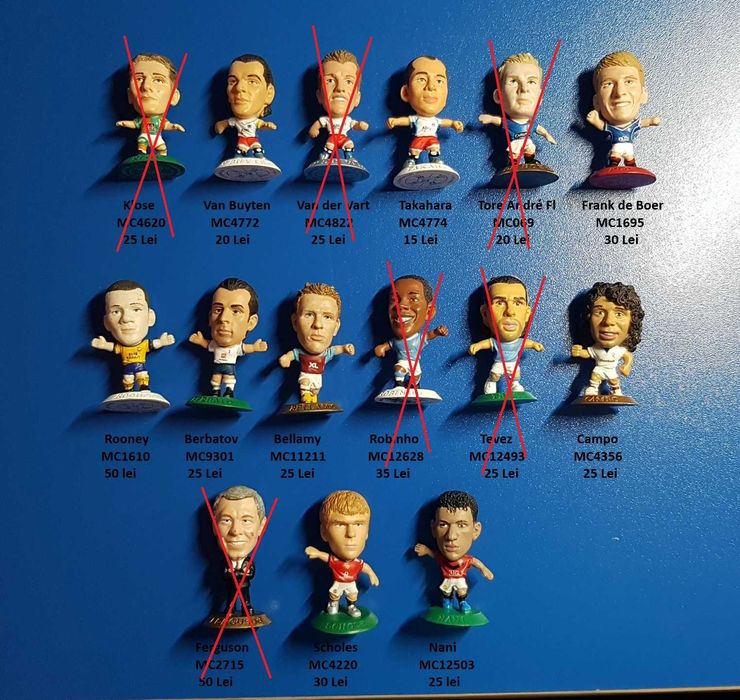 Figurine fotbalisti Corinthian si SoccerStarz