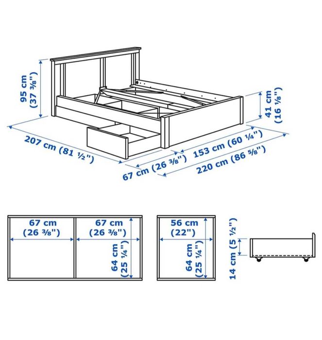 Pat Ikea saltea inclusa 140x200