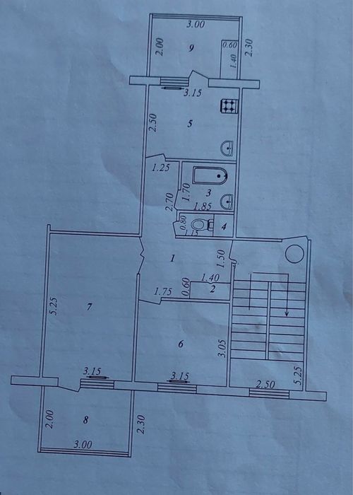 квартира 2  комгатная на Яшнаобадском  районе