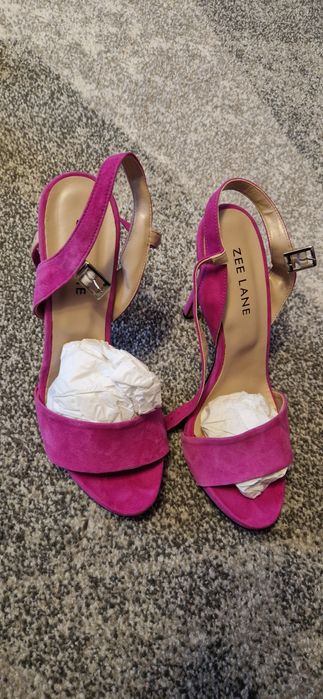 Sandale fucsia Zee Lane piele