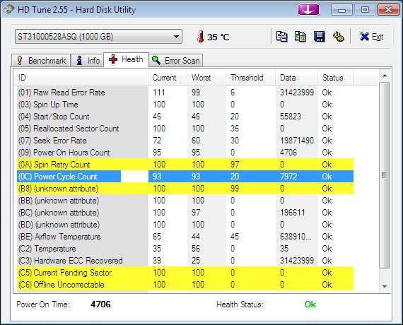 Hard disk Seagate 1TB ST31000528ASQ