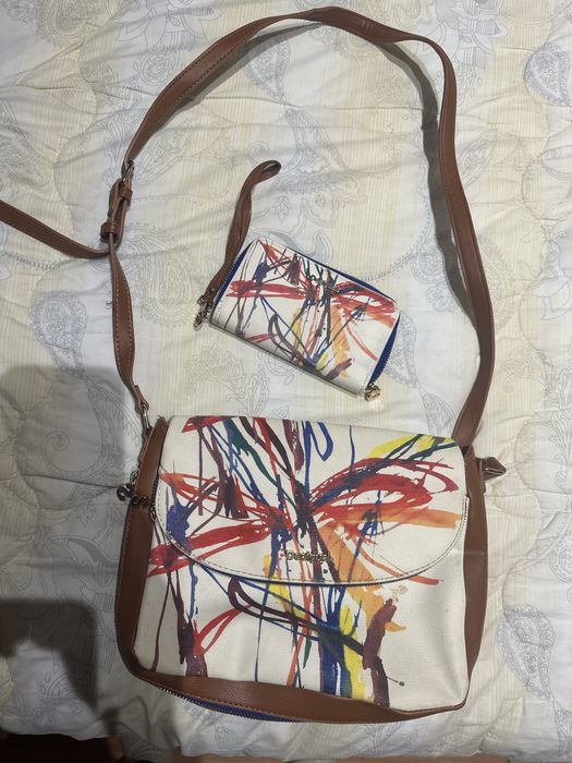 дамска чанта с портмоне