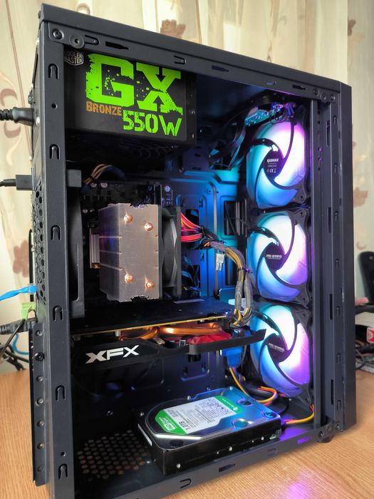 PC Unitate GAMING i5 8600 4.30Ghz/RX570 8GB GDDR5/16GB DDR4/SSD/1TB