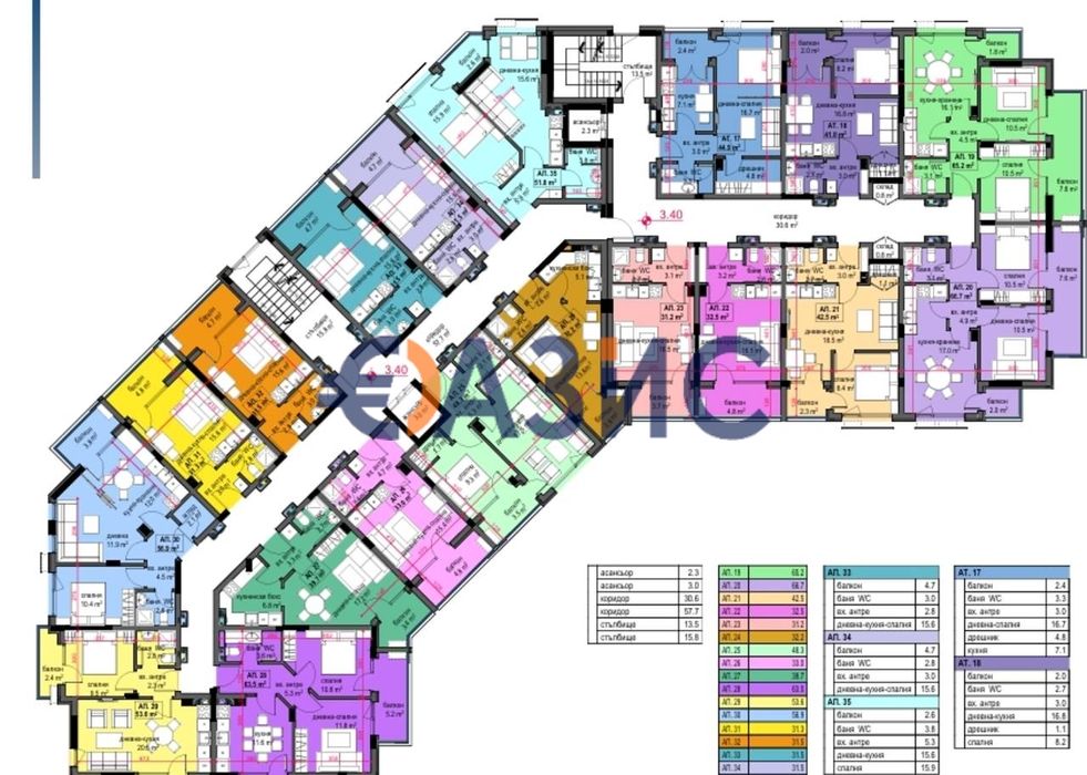Продава се Тристаен апартамент в Приморско - 74 кв.м за 612 €/кв.м - Снимка #12