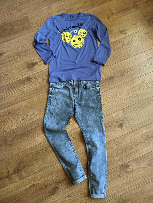 ZARA, PULL & BEAR детски дънки и блузки