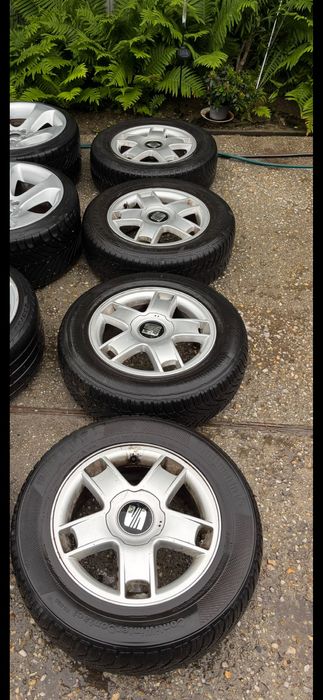 jante aliaj r15 5x100 cu anvelope iarna