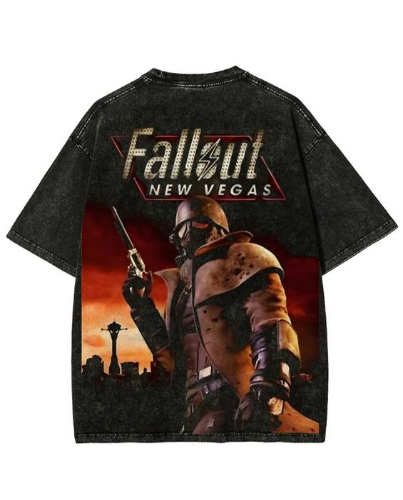 Унисекс тениска с щампа Fallout: New Vegas