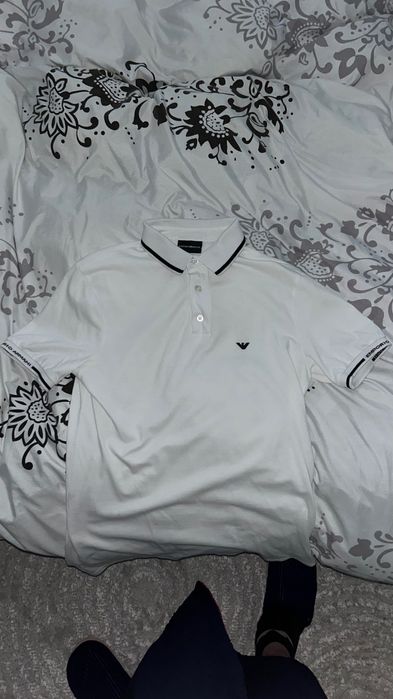 Tricou Armani cu guler marimea S