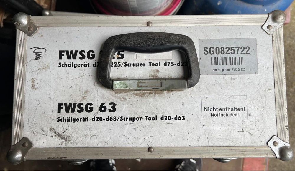 Dispozitiv razuit tevi PE HD Friatools FWSG 225 scraper (Friatec)